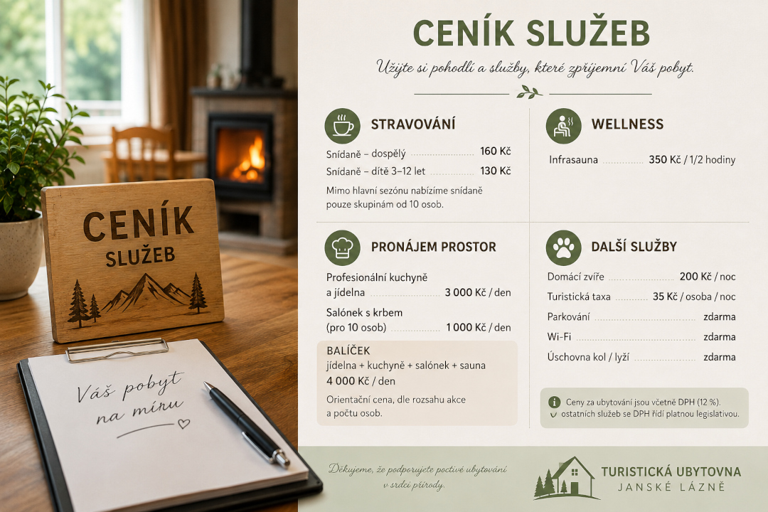 Ceník našich služeb