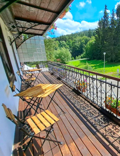Balkon pokoje č. 5